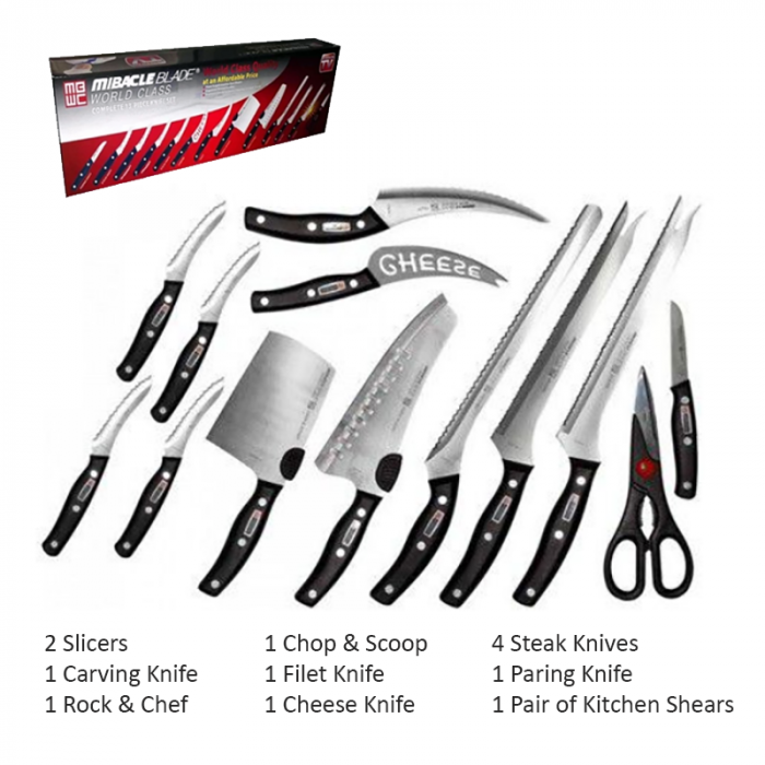 Set Miracle Blade World Class cu 13 cutite pentru bucatarie [4]