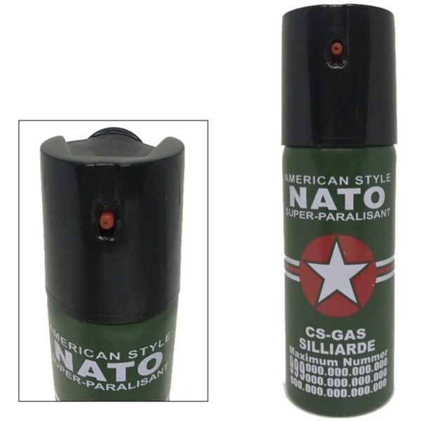 Spray autoaparare paralizant NATO cu propulsie jet, 60 ml [3]