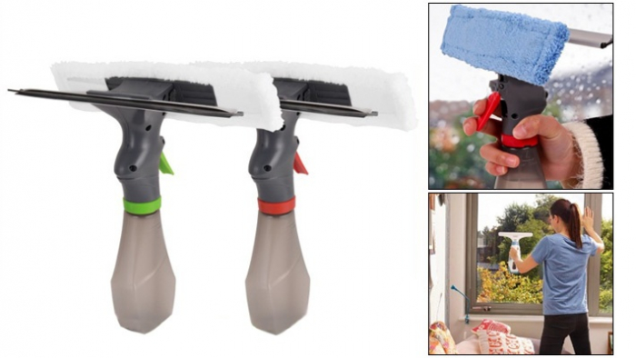 Ştergător spray de geamuri cu pulverizator 3 in 1 Easy Glass [3]