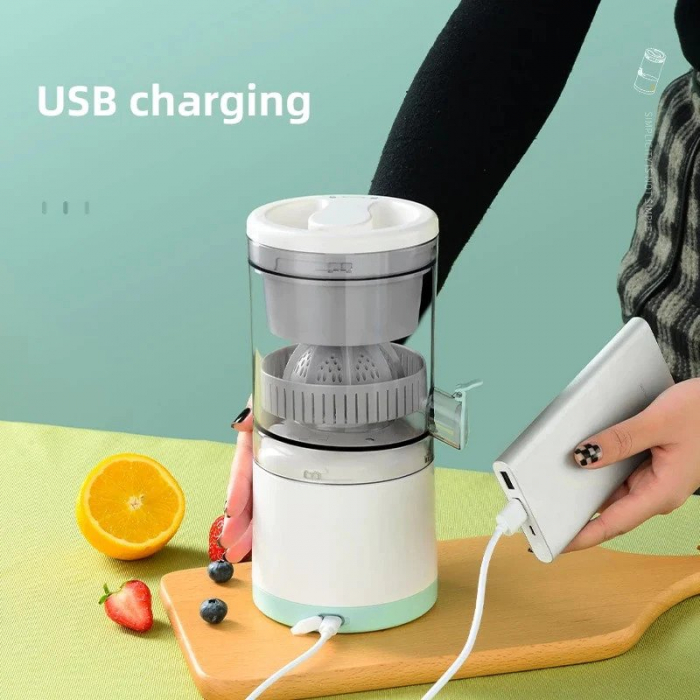 Storcator electric de citrice portabil cu alimentare USB 45W, Citrus Juicer [5]