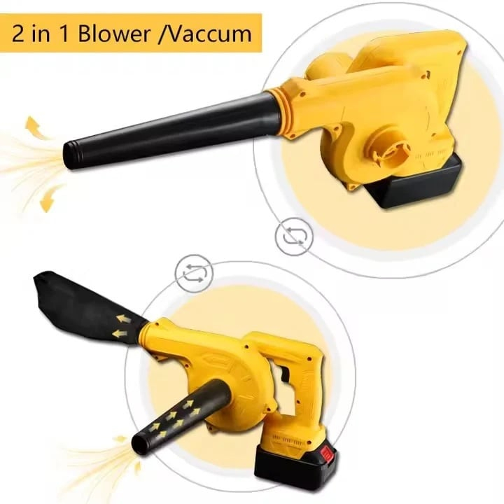 Suflanta frunze fara fir 880W cu 2 acumulatori 36V, 2 în 1 suflare și aspirare frunze, praf, zapada [4]