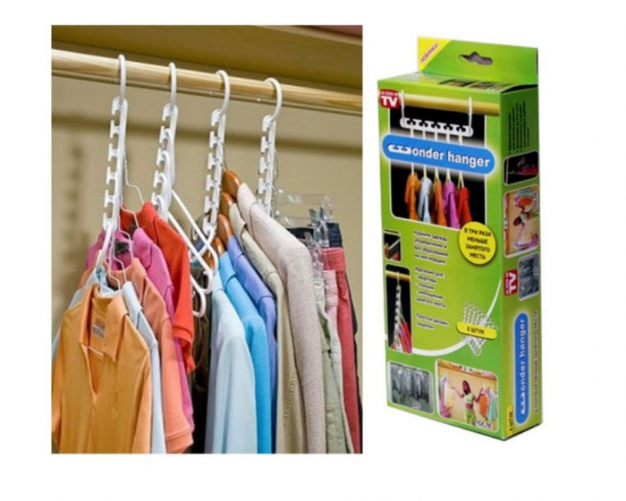 Set 8 suporturi organizatoare pentru umerase, Wonder Hanger [2]