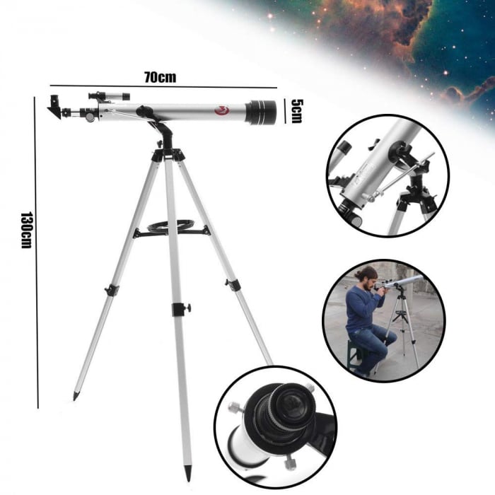 Telescop astronomic Power Telescope F70060,cu trepied reglabil [3]