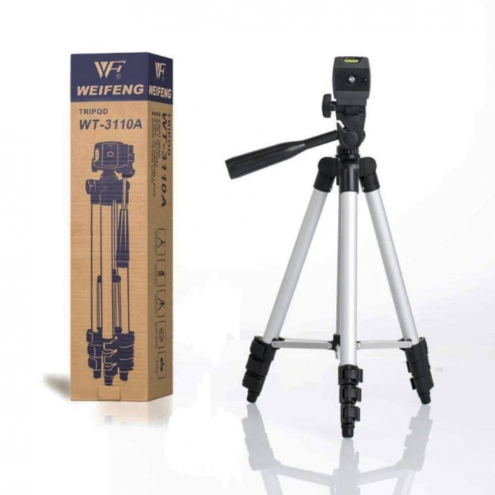 Trepied telescopic universal foto/video, 35-102 cm, Weifeng WT-3110A [3]