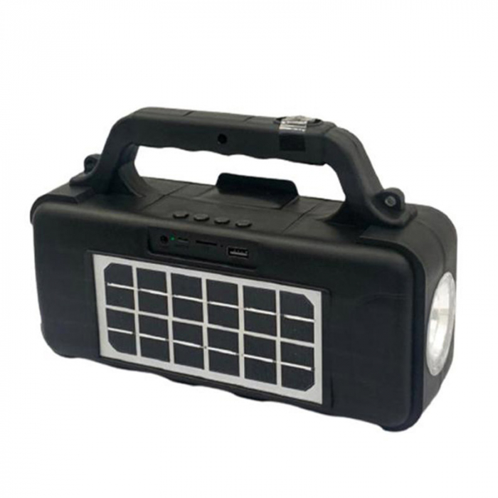 Boxa cu panou solar portabila CCLamp CL-820,Bluetooth,USB,radio FM, si baterie integrata [1]