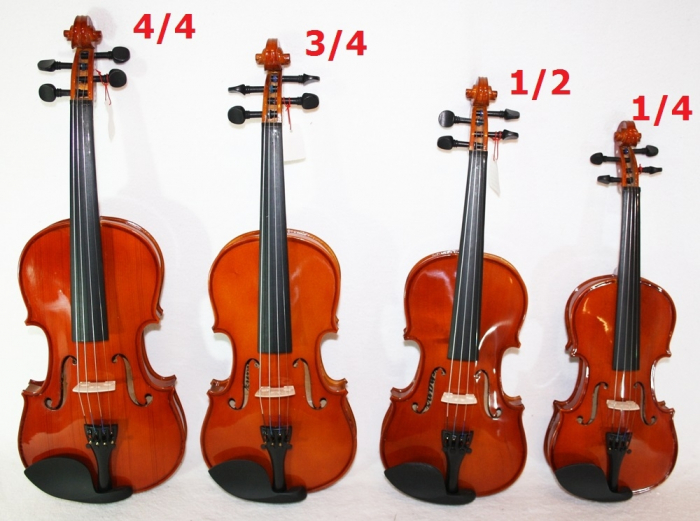 Vioara clasica din lemn 1/4, cu husa transport si arcus inclus [6]