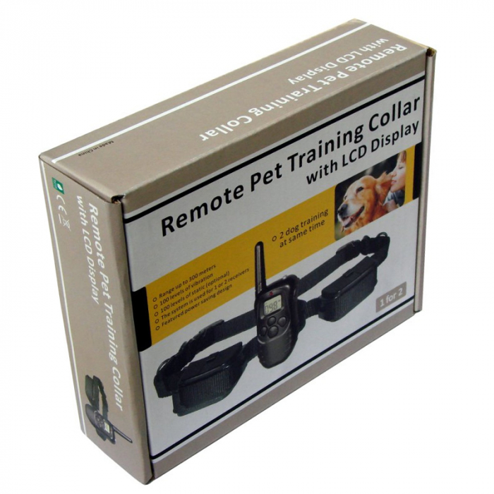 Zgarda electrica pentru dresaj si antilatrat caini,Petrainer 998D [3]