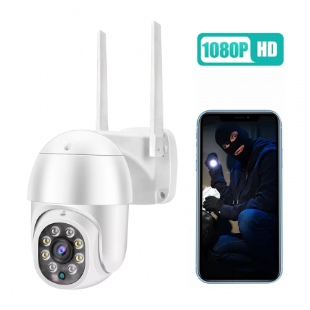 Camera video de supraveghere Jortan JT-8270QJ cu Wi-Fi wireless si pe fir la retea [0]