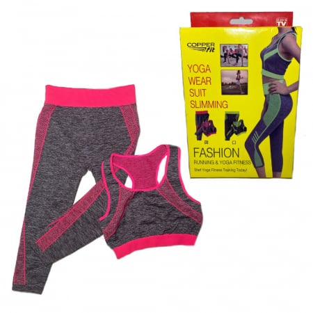 Costume de slabit - Set costum 2 piese sport pentru fitness, yoga, universal