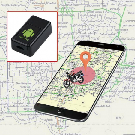 Mini dispozitiv spion GF-08 cu localizare in timp real SMS/ GSM/GPRS [3]