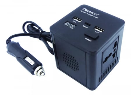 Invertor auto Olesson 12V-24V la 220V cu putere 150 W si 2 porturi USB [3]