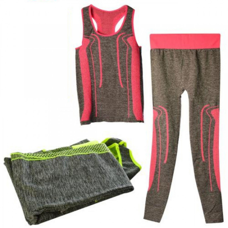Set costum 2 piese sport pentru fitness, yoga, universal [2]