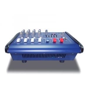 Mixer audio profesional cu amplificare putere 2x250 W si 4 canale [3]