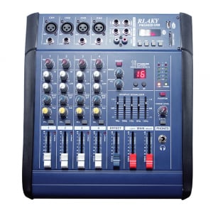 Mixer audio profesional cu amplificare putere 2x250 W si 4 canale [4]