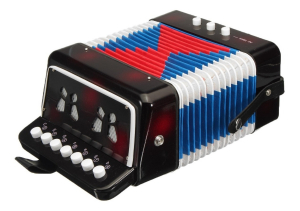 Acordeon pentru copii cu 14 Tonuri, 7 Clape si 3 butoane de Bass [1]