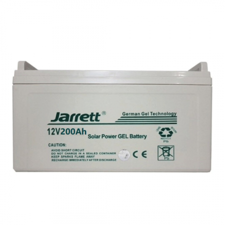 Baterii, acumulatori si incarcatoare - Acumulator baterie pe gel Jarrett High Tech, VRLA, 12V, 200Ah