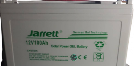 Acumulator gel solar Jarrett High Tech, VRLA, 12 V, 100 Ah [1]