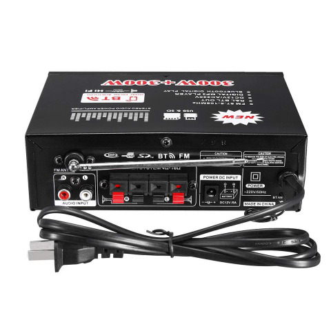 Amplificator audio stereo cu Bluetooth si afișaj LCD, putere 2 x 50W RMS [1]