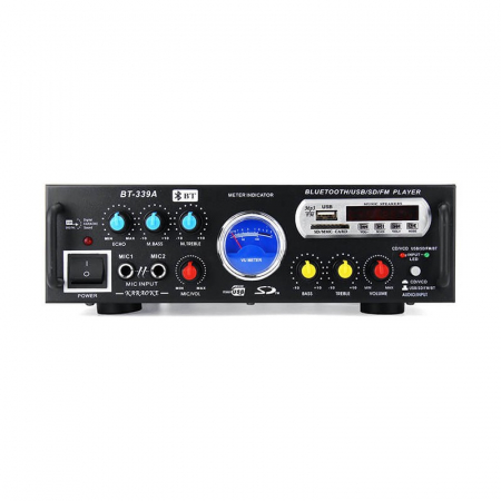 Amplificator Karaoke profesional tip statie BT-339FM, 160 W RMS cu Bluetooth [3]