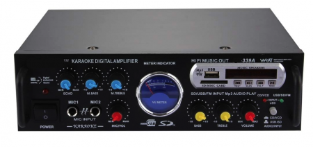 Amplificator Karaoke profesional tip statie BT-339FM, 160 W RMS cu Bluetooth [0]