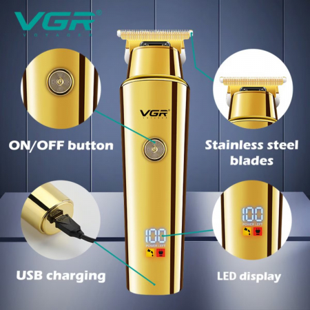 Aparat de tuns profesional VGR V-947 cu functie trimmer si acumulator [3]