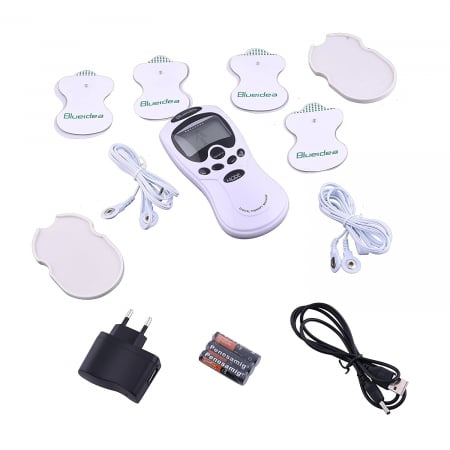Aparat electrostimulare musculara Blueidea, cu 4 electrozi si afisaj LCD [2]