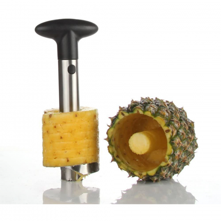 Aparat pentru curatat si feliat ananas, inox [2]