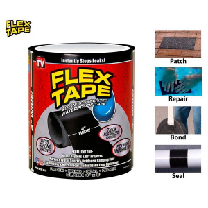Aparate de vidat, sigilat - Banda adeziva cauciucata reparatoare Flex Tape