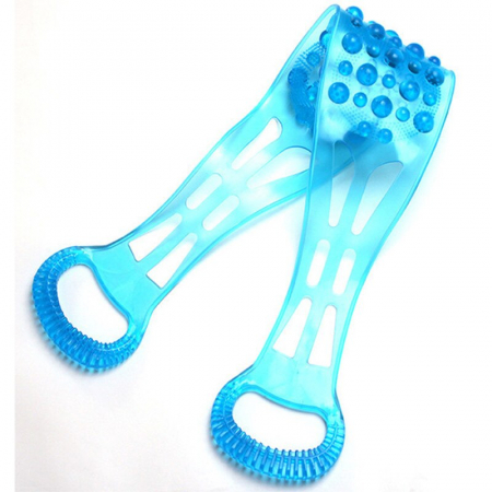Banda de silicon pentru masaj si curatare 2in1 Dual Sided Back Scrubber [1]