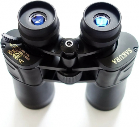 Binocluri & Lunete - Binoclu Sakura cu zoom si reglaj 20x-180x100, profesional invelis cauciucat