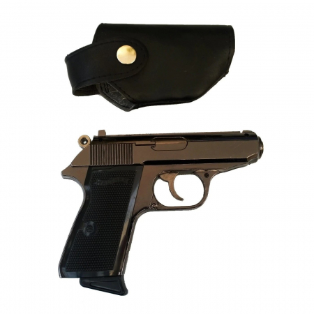 Bricheta antivant tip Pistol Walther PPK Cal 7,65 mm,cu teaca inclusa
