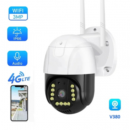 Camera de supraveghere cu SIM conexiune 4G pe Wi-Fi si Smart IP [0]