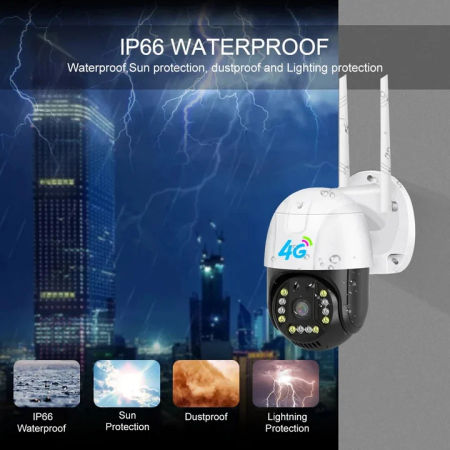 Camera de supraveghere cu SIM conexiune 4G pe Wi-Fi si Smart IP [2]