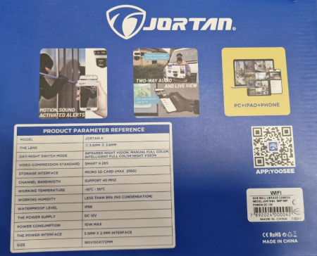 Camera de supraveghere dubla wifi Jortan 4U 3+3MP si pe fir de reteatea [4]