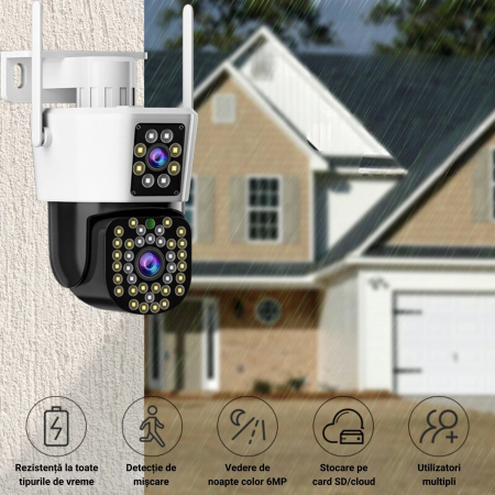 Camera de supraveghere dubla WiFi Jortan JT-8293QJ [3]