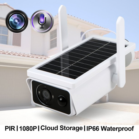 Camera de supraveghere Wifi, wireless cu panou solar [1]