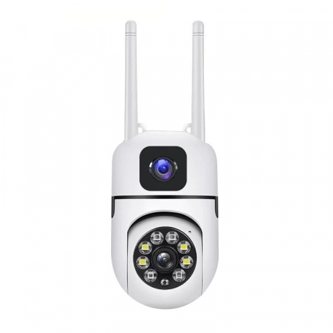Camera Video de Supraveghere - Dubla cu Doua Lentile - Wireless WIFI [1]