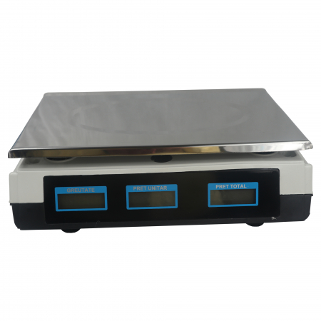 Cantar electronic 40 Kg profesional cu dublu afisaj si acumulator,Sonashi [1]
