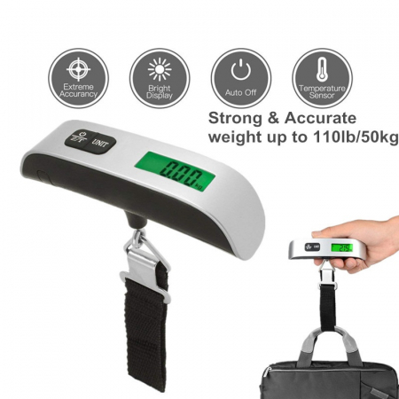 Cantar pentru bagaje electronic cu sarcina de 50 kg [1]