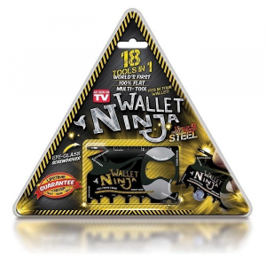 Card multifuncțional cu functii multiple Wallet Ninja 18 in 1 [1]