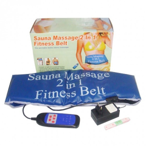 Aparate de masaj - Centura cu incalzire si masaj Sauna Massage Fitness 2 in 1