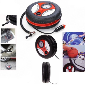 Compresor auto forma anvelopa cu alimentare bricheta 12volt [2]