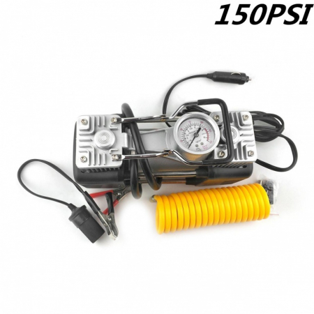 Compresor profesional auto 12V cu 2 cilindri si presiune 10 Bari [1]