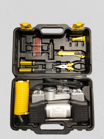Compresor profesional auto 12V cu 2 cilindri si presiune 10 Bari [3]