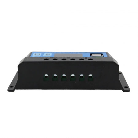 Controler pentru panou solar, regulator, 10A, 12V/24V, display LCD si 2 porturi USB [2]