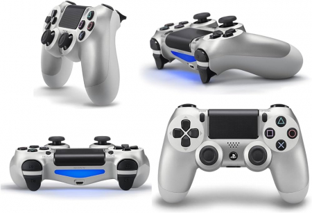 Controller Sony DualShock 4 V2 pentru PlayStation 4, Silver [3]