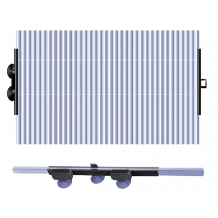 Copertina parasolar auto retractabil impotriva razelor UV cu fixare prin ventuze [2]