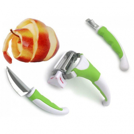 Curatator pentru legume multifunctional, 3in1 Livington Triple Slicer [1]