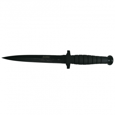 Cutit-Sting Rambo VI Collector's Edition cu doua taisuri, maner cauciuc + teaca [4]