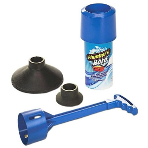 Suporturi si accesorii de baie - Dispozitiv pentru desfundat scurgerile Plumber's Hero